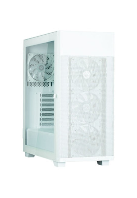 Корпус Zalman S5 NEO, White, Mid Tower, без БЖ, для ATX / Micro ATX / Mini ITX, 1xUSB 3.0 / 1xUSB 2.0, макс. CPU - 165 мм / VGA - 390 мм, 4x120 мм RGB, бічна панель-дверцята із загартованого скла