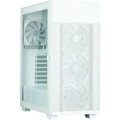 Корпус Zalman S5 NEO, White, Mid Tower, без БЖ, для ATX / Micro ATX / Mini ITX, 1xUSB 3.0 / 1xUSB 2.0, макс. CPU - 165 мм / VGA - 390 мм, 4x120 мм RGB, бічна панель-дверцята із загартованого скла