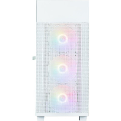 Корпус Zalman S5 NEO, White, Mid Tower, без БЖ, для ATX / Micro ATX / Mini ITX, 1xUSB 3.0 / 1xUSB 2.0, макс. CPU - 165 мм / VGA - 390 мм, 4x120 мм RGB, бічна панель-дверцята із загартованого скла