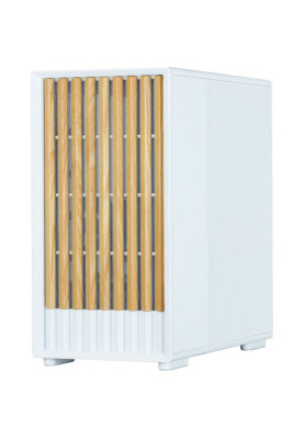 Корпус Zalman P10 Namu, White, Mini Tower, без БЖ, для Micro ATX / Mini ITX, 1xType-C / 1xUSB 3.0, макс. CPU - 173 мм / VGA - 340 мм, 3x120 мм, бічна панель із загартованого скла