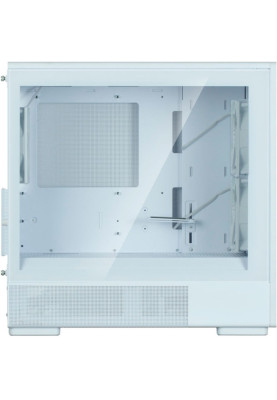 Корпус Zalman P10 Namu, White, Mini Tower, без БЖ, для Micro ATX / Mini ITX, 1xType-C / 1xUSB 3.0, макс. CPU - 173 мм / VGA - 340 мм, 3x120 мм, бічна панель із загартованого скла