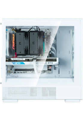 Корпус Zalman P10 Namu, White, Mini Tower, без БЖ, для Micro ATX / Mini ITX, 1xType-C / 1xUSB 3.0, макс. CPU - 173 мм / VGA - 340 мм, 3x120 мм, бічна панель із загартованого скла