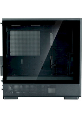 Корпус Zalman P10 Namu, Black, Mini Tower, без БЖ, для Micro ATX / Mini ITX, 1xType-C / 1xUSB 3.0, макс. CPU - 173 мм / VGA - 340 мм, 3x120 мм, бічна панель із загартованого скла