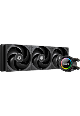 Система рідинного охолодження ID-Cooling Space LCD SL360 Pro SE, 3х120мм AS-120-K fans, 4pin PWM, Intel LGA 1851/1700/1200/115x, AMD AM5/AM4, до 350Вт TDP, 27.2dB(A) Max, LCD-дисплей 2,1"