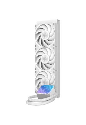 Система рідинного охолодження ID-Cooling DX360 MAX, White, Intel: 1851/1700/1200/115x, AMD: AM4/AM5, до 350 Вт, 3x120 DF-125-W (Zero rpm ready) 0-2150 об/хв, 32.5dB(A) Max, 38 мм товщина радіатора