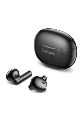 Навушники бездротові Lenovo E310, Black, Bluetooth 5.3, мікрофон (ENC), динаміки 13 мм, зарядний кейс, 32 Ом, 114 дБ (GXD1Q65146)