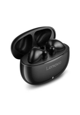 Навушники бездротові Lenovo E310, Black, Bluetooth 5.3, мікрофон (ENC), динаміки 13 мм, зарядний кейс, 32 Ом, 114 дБ (GXD1Q65146)