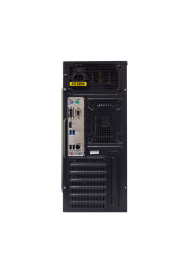 Комп'ютер GTL Office Advanced 124 (Intel Core i5-12400 / H610 / 16G DDR4 / SSD 240 GB / ATX / 500W / no OS) (GTLCOA1246S2M5_61)