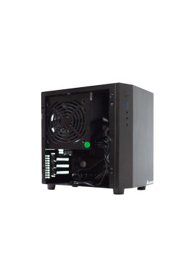 Комп'ютер GTL Office Compact 124AB (Intel Core i5-12400 / B760 / 16G DDR5 / SSD 512 GB / mATX / 500W / WiFi+BT / no OS) (GTLCCO1246P5CU5W_76B) WiFi, Alu, Black