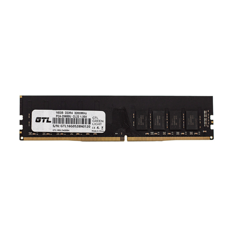 Пам'ять 16Gb DDR4, 3200 MHz, GTL Green Light, CL22, 1.35V (GTL16GLD432BK)
