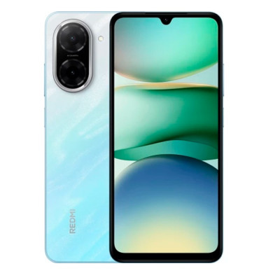 Смартфон Xiaomi Redmi A5 Ocean Blue, 2 Nano SIM, 6.88` (1640х720, IPS, 120 Гц), Unisoc T7250 (8x2.0GHz), Mali-G52 MP1, RAM 3GB, ROM 64GB, MicroSD, GPS, Wi-Fi 5, Bluetooth 5.2, LTE, 2 Cam (32 Мп+8 Мп), Li-Ion 5200mAh, Android 15