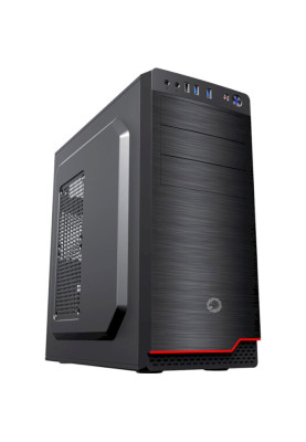 Корпус GameMax MT519-NP-2U3-CR Black, без БЖ, Mid Tower, ATX / Micro ATX / Mini ITX, 2хUSB3.0, 1хUSB2.0, Card-Reader, 415х200х416 мм