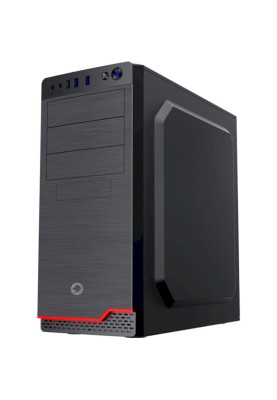 Корпус GameMax MT519-NP-2U3-CR Black, без БЖ, Mid Tower, ATX / Micro ATX / Mini ITX, 2хUSB3.0, 1хUSB2.0, Card-Reader, 415х200х416 мм