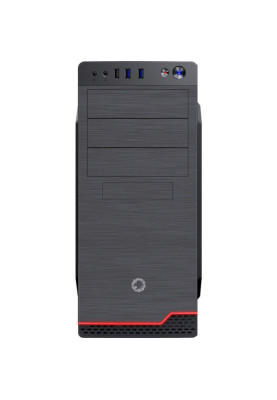 Корпус GameMax MT519-NP-2U3-CR Black, без БЖ, Mid Tower, ATX / Micro ATX / Mini ITX, 2хUSB3.0, 1хUSB2.0, Card-Reader, 415х200х416 мм