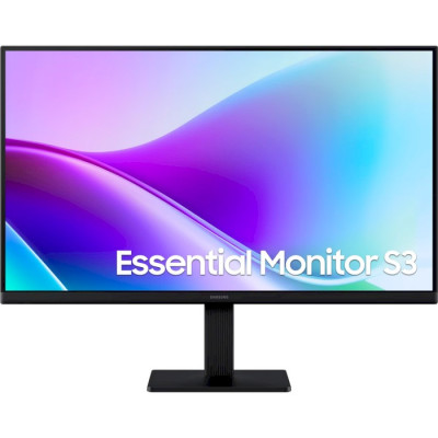 Монітор 27" Samsung Essential S3 (LS27F320GAIXCI), Black, WLED, IPS, 1920×1080 (16:9), 5 мс, 120 Гц, 250 кд/м², 1000:1, 178°/178°, 2хHD