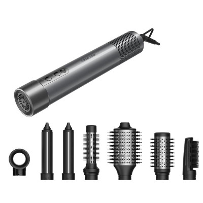 Cтайлер для волосся Ardesto HD-Y1000BRST, Silver, 1400 Вт, 3 швидкості, 3 температурні режими, 7 насадок в комплекті, іонізації