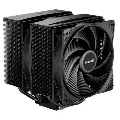 Кулер для процесора be quiet! Pure Rock Pro 3, Black, алюміній/мідь, 2x120 мм, для Intel 1851/1700/1200/115x, AMD AM5/AM4, до 250 Вт, висота 155 мм (BK042)