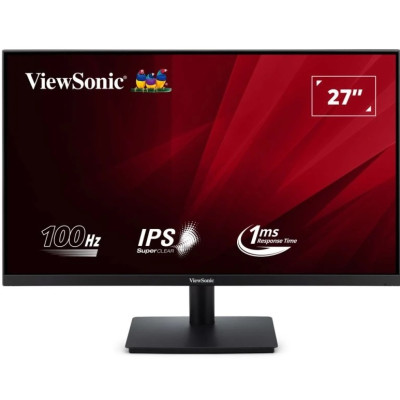 Монітор 27` ViewSonic VA270-H-2, Black, WLED, IPS, 1920x1080, 16:9, 100Hz, 1 мс, 300 кд/м2, 1000:1, 178°/178°, VGA/HDMI, Vesa 100x100