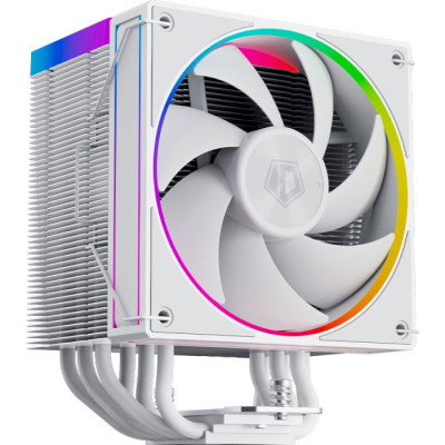 Кулер для процесора ID-Cooling FROZN A610 ARGB White, 120 мм, 6 теплових трубок, алюміній/мідь, Intel: 1851, 1700, 1200, 115x; AMD: AM4/AM5, 500±200 ~ 2000±10% об/хв, 29.85dB(A) Max, 154х94х120 мм, 4-pin PWM, до 250 Вт