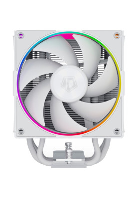 Кулер для процесора ID-Cooling FROZN A610 ARGB White, 120 мм, 6 теплових трубок, алюміній/мідь, Intel: 1851, 1700, 1200, 115x; AMD: AM4/AM5, 500±200 ~ 2000±10% об/хв, 29.85dB(A) Max, 154х94х120 мм, 4-pin PWM, до 250 Вт