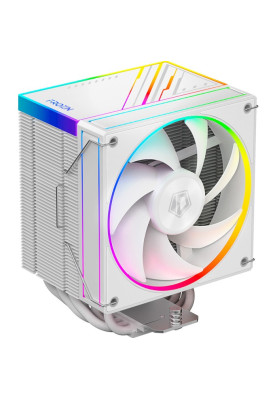Кулер для процесора ID-Cooling FROZN A610 ARGB White, 120 мм, 6 теплових трубок, алюміній/мідь, Intel: 1851, 1700, 1200, 115x; AMD: AM4/AM5, 500±200 ~ 2000±10% об/хв, 29.85dB(A) Max, 154х94х120 мм, 4-pin PWM, до 250 Вт