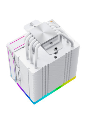Кулер для процесора ID-Cooling FROZN A610 ARGB White, 120 мм, 6 теплових трубок, алюміній/мідь, Intel: 1851, 1700, 1200, 115x; AMD: AM4/AM5, 500±200 ~ 2000±10% об/хв, 29.85dB(A) Max, 154х94х120 мм, 4-pin PWM, до 250 Вт