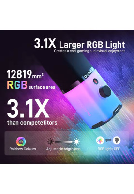 Мікрофон Maono PD100X RGB, Black, Type-C / XLR, динамічний