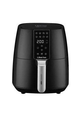 Мультипіч Liberton LAF-3207, Black, 1500W, 3.8 л, 8 програм, керування сенсорне, таймер, антипригарне покриття чаші, 80-200 ˚C, відключення, захист від перегріву