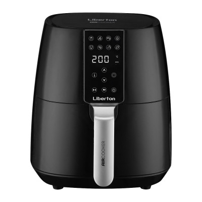 Мультипіч Liberton LAF-3207, Black, 1500W, 3.8 л, 8 програм, керування сенсорне, таймер, антипригарне покриття чаші, 80-200 ˚C, відключення, захист від перегріву