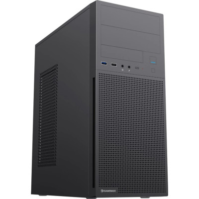 Корпус GameMax ET216, Black, без БЖ, Midi Tower, ATX / Micro ATX / Mini ITX, 1хUSB 3.0 / 1хUSB 2.0, макс. CPU - 145 мм / VGA - 310 мм (ET-216-NP-U3)