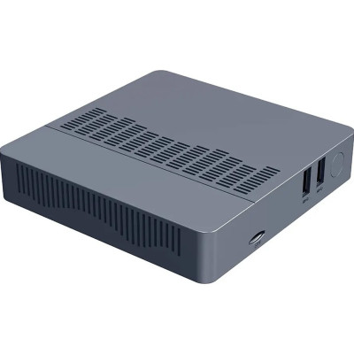 Неттоп Soyo M2 Air, Black, Celeron N4000 (2x1.1-2.6 GHz, 6 Вт), 6Gb LPDDR4 2133 MHz, 128Gb SSD, UHD Graphics 600, WiFi 5, Bluetooth 4.2, GLan, 3xUSB 3.2, HDMI/VGA, microSD, Windows 11 Pro (TLM002)