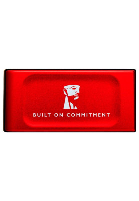 Зовнішній накопичувач SSD, 2Tb, Kingston XS1000 "BoC", Red, Type-C 3.2 (Gen 2), 1050 / 1000 Мб/с (SXS1000R/2000GA)