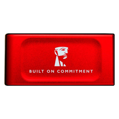 Зовнішній накопичувач SSD, 2Tb, Kingston XS1000 "BoC", Red, Type-C 3.2 (Gen 2), 1050 / 1000 Мб/с (SXS1000R/2000GA)
