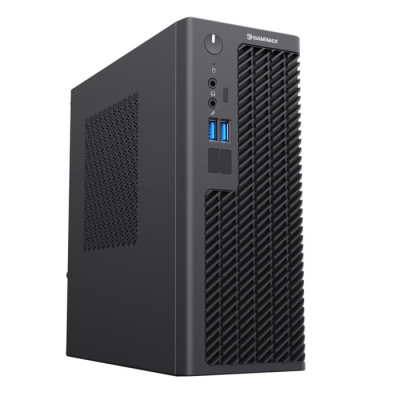 Корпус GameMax ST160, Black, 230 Вт, SFF, Mini ITX, 2хUSB 3.0, макс. CPU - 75 мм, 1x80 мм, VESA кріплення в комплекті (ST-160-2U3-Flex-230M)