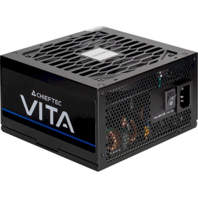 Блок живлення 850 Вт, Chieftec VITA SM3, Black, напівмодульний, 80+ Bronze, 120 мм, 3xMolex / 6xSATA / 1x16-pin / 4x6+2-pin / 2x4+4-pin / 1x20+4-pin, захист AFC/OPP/OTP/OVP/SCP/SIP/UVP/OCP, ATX 12V 3.1 (BPX-850-C)
