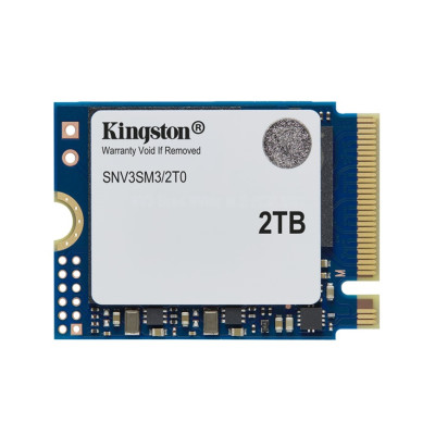 Твердотільний накопичувач SSD 2Tb, Kingston NV3, PCI-E 4.0 x4, M.2 2230, 3D TLC, 6000/5000 МБ/с (SNV3SM3/2T0)