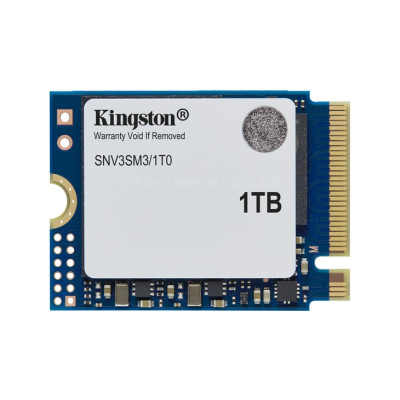 Твердотільний накопичувач SSD 1Tb, Kingston NV3, PCI-E 4.0 x4, M.2 2230, 3D TLC, 6000/4000 МБ/с (SNV3SM3/1T0)