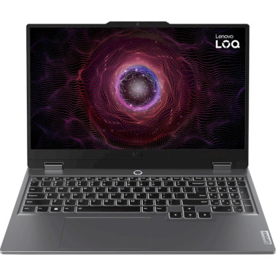 Ноутбук 15" Lenovo LOQ 15ARP9 (83JC00CQRA) Luna Grey, 15.6" (1920x1080, IPS, 144 Гц), AMD Ryzen 7 7435HS (8х3.1-4.5GHz), RAM 24GB DDR5, SSD 512GB, nVidia GeForce RTX 4050 6GB, LAN, Wi-Fi 6, Bluetooth 5.2, USB-C/3хUSB 3.2, HDMI, 60Wh, DOS