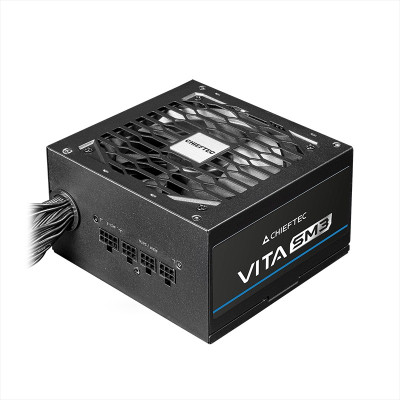 Блок живлення 750 Вт, Chieftec VITA SM3, Black, напівмодульний, 80+ Bronze, 120 мм, 3xMolex / 6xSATA / 1x16-pin / 4x6+2-pin / 2x4+4-pin / 1x20+4-pin, захист AFC/OPP/OTP/OVP/SCP/SIP/UVP/OCP, ATX 12V 3.1 (BPX-750-S)