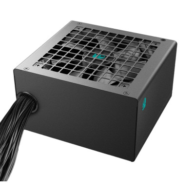 Блок живлення 700 Вт, DeepCool GamerStorm PF700X, Black, 80+ Bronze, Active PFC, 12 см FDB, 2xMolex / 6xSATA / 2x6+2-pin / 2x4+4-pin / 20+4-pin, захист OPP/OVP/OCP/SCP/OTP/UVP/SIP/NLO, ATX12V V2.52 (R-PF700X-HD0B-JGEU)