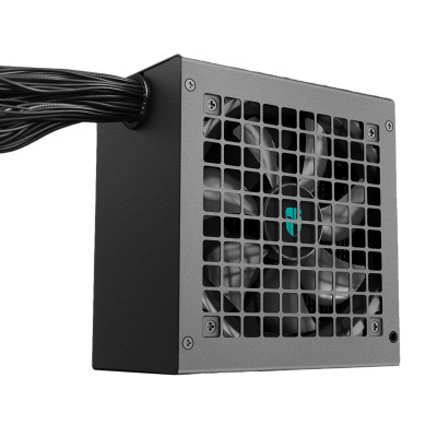 Блок живлення 700 Вт, DeepCool GamerStorm PF700X, Black, 80+ Bronze, Active PFC, 12 см FDB, 2xMolex / 6xSATA / 2x6+2-pin / 2x4+4-pin / 20+4-pin, захист OPP/OVP/OCP/SCP/OTP/UVP/SIP/NLO, ATX12V V2.52 (R-PF700X-HD0B-JGEU)