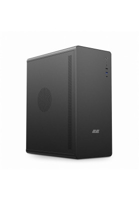 Корпус 2E Credo V500B, Black, 400 Вт, Mid Tower, для ATX / Micro ATX / Mini ITX, 1xType-C / 1xUSB 3.0 / 1xUSB 2.0, макс. CPU - 160 мм / VGA - 310 мм, 1x120 мм (2E-V500B-400)