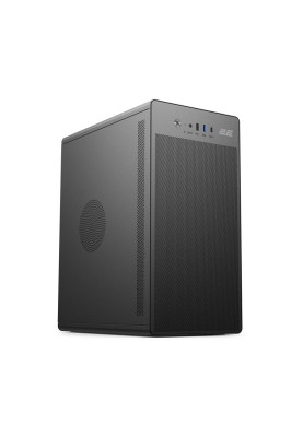 Корпус 2E Credo V285B, Black, без БЖ, Mini Tower, для Micro ATX / Mini ITX, 1xType-C / 1xUSB 3.0 / 1xUSB 2.0, макс. CPU - 160 мм / VGA - 300 мм, 1x120 мм (2E-V285B)