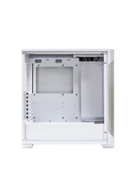 Корпус ALmordor L1400 Shield White, без БЖ, Mid Tower, для EATX / ATX / Micro ATX / Mini ITX, 2xUSB 3.0, 1xType-C, макс. CPU - 180 мм / VGA - 410 мм / PSU - 180 мм, бічна панель із загартованого скла (ALL1400MW)