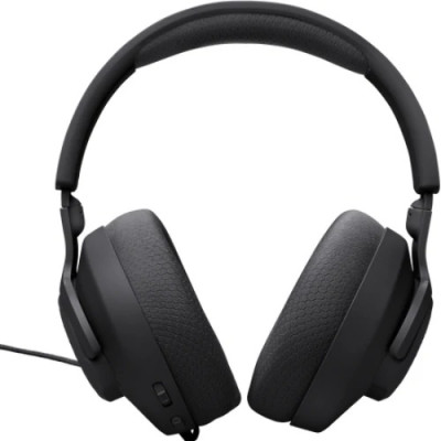 Навушники JBL Quantum 100M2, Black, 3.5 мм, мікрофон, динаміки 40 мм, технологія "QuantumSOUND Signature", 1.2 м (JBLQTUM100M2BLK)