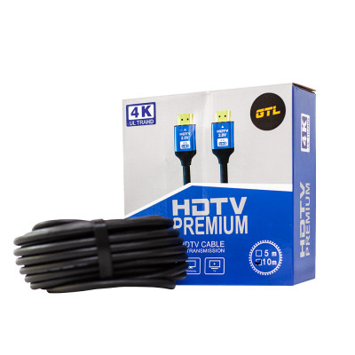 Кабель HDMI (M) - HDMI (M), 10 м, Black, GTL, V2.0 (GTLHMHM10V20BK)