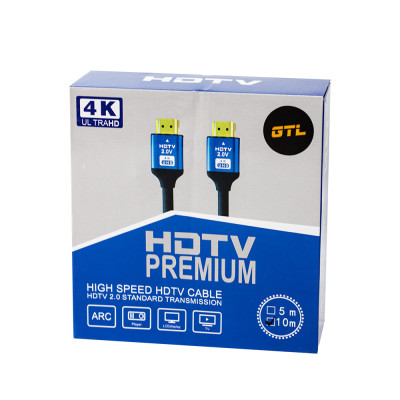 Кабель HDMI (M) - HDMI (M), 10 м, Black, GTL, V2.0 (GTLHMHM10V20BK)