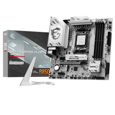 Материнська плата AM5 MSI B850M GAMING PLUS WIFI6E, B850, 4xDDR5, Int.Video (CPU), 4xSATA3, 2xM.2, 1xPCI-E 4.0 x16, 2xPCI-E 3.0 x1, ALC897, 8125D 2.5G, WiFi 6E, Bluetooth 5.3, 11xUSB 3.2 / 4xUSB 2.0, HDMI/DP, MicroATX