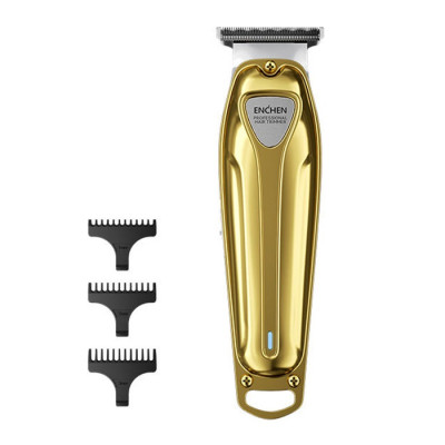 Машинка для стрижки Xiaomi Enchen Sharp 5, Gold, 5W, живлення від акумулятора, 3 насадки