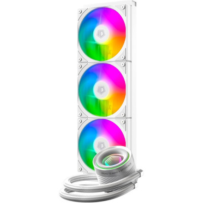 Система рідинного охолодження ID-Cooling FX360 INF WHITE, Intel: 1851/1700/1200/115x, AMD: AM4/AM5, 3x120mm 300～2000±10%RPM, 27.2dB(A) Max, до 350 Вт
